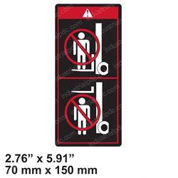 Picture of Decal - Mast Warning