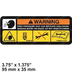 Picture of Decal - Warning High Pressure