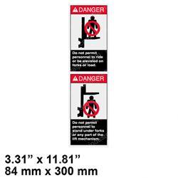 Picture of Decal - Warn Forks/Mast