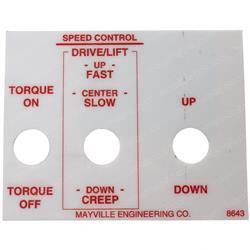 Picture of Decal - Control Box Side Rs