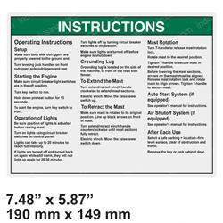 Picture of Decal - Instructions Rl4 Vmast
