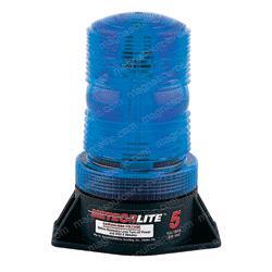 sy361005-b STROBE ML5 - 12-80V - BLUE - PERMANENT MOUNT - NYLON PLASTIC BASE - CLASS III - 2 JOULE - 75 SINGLE FPM