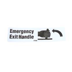 Picture of Decal Emergency Exit Handle