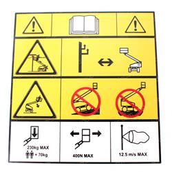 Picture of Decal Elect. /Safety Manual