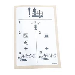 Picture of Decal- Emergency Lowering- Zx1