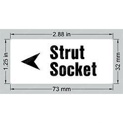 Picture of Decal Strut Socket