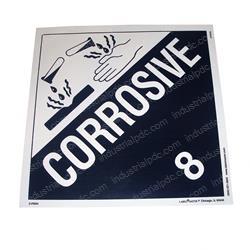 Picture of Placard-D.o.t. (corrosive 8)