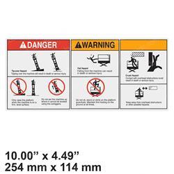 Picture of Decal - Danger Tip-Over Crush