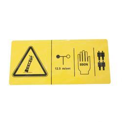 Picture of Decal Danger Side Frc Gs68ansi