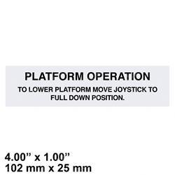 Picture of Decal Lift Down