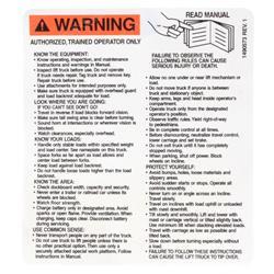 Picture of Op Warn Label