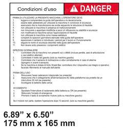 Picture of Decal - Terms of Use Italian