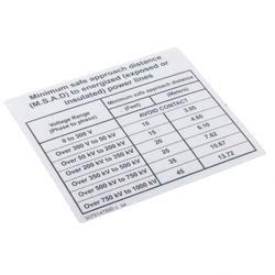 Picture of Decal-Voltage Table