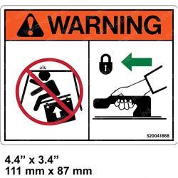 Picture of Decal - Warning