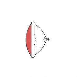 yju-4435r LAMP - RED - SPOT - PAR 46 - SEALED BEAM - 12V - 35 WATT - - 5.75 IN DIA - MFR # U-4435R