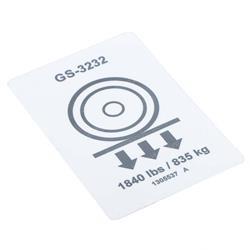 Picture of Decal, Label, Wheel Load,
