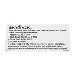 Picture of Decal - on/Off Slab Ansi/Csa