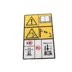 Picture of Decal - 1230es Warning/Cap
