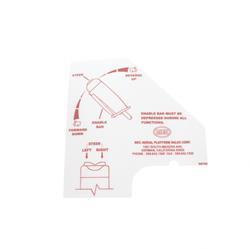 Picture of Decal - Joystick Directions