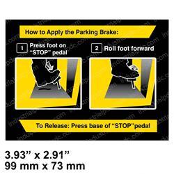 Picture of Decal-Ex-21 Brake