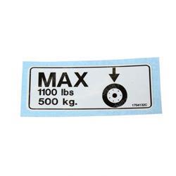 gd1704132 DECAL MAX TIRE