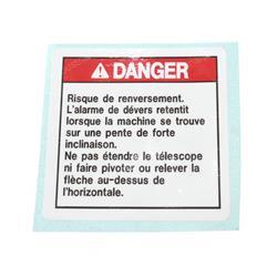 Picture of Decal - Danger Tilt Alarm