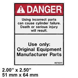 Picture of Decal - Danger