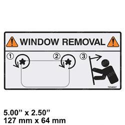 Picture of Decal- Removal Windo