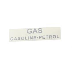 Picture of Decal Gas (brown)