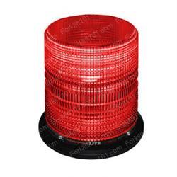 sy22029h-r STROBE - 12-24V - RED - PERM MOUNT - HIGH PROFILE - - ALUMINUM BASE - CLASS I - 15 JOULE - 70 QUAD FPM