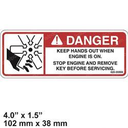 Picture of Decal Danger