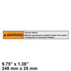 Picture of Decal Warning Tip-Over
