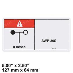 Picture of Decal Danger 30.5 in Outrgr Ce