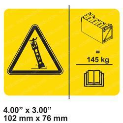 Picture of Decal - Danger Tip-Over