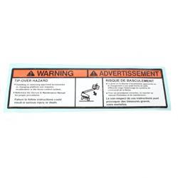 Picture of Decal Tip-Over Plf (eng/Fre)