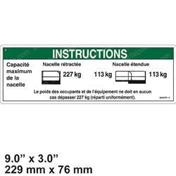 Picture of Decal Notice Maxcap500 Ansiau