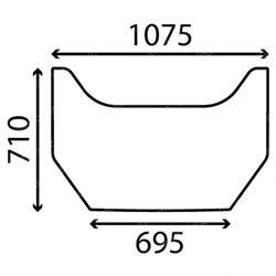 Picture of Glass - Cab - Lower