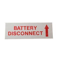 Picture of Decal - Battery Disconnect