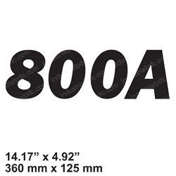 Picture of Decal - Model 800a