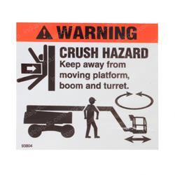 Picture of Decal - Boom Crush Hazard