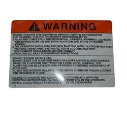 Picture of Decal - Warning