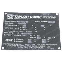 Picture of Decal Vehicle Data