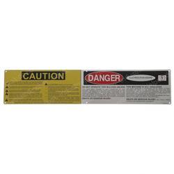 Picture of Decal Caution + Danger 25%