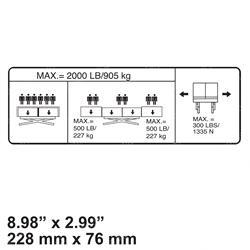 Picture of Decal - Max Cap. 200lb/905kg