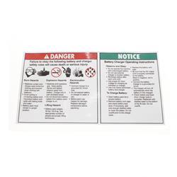 Picture of Decal - Danger Battery Safety