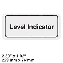 Picture of Decal - Level Indicator