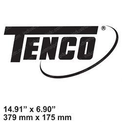 Picture of Decal - Tenco Logo Black 15x7