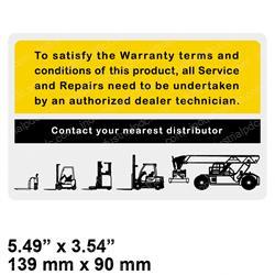 Picture of Warranty Lable