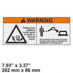 Picture of Decal - Platform Warning