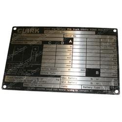 Picture of Plate - Capacity Name
